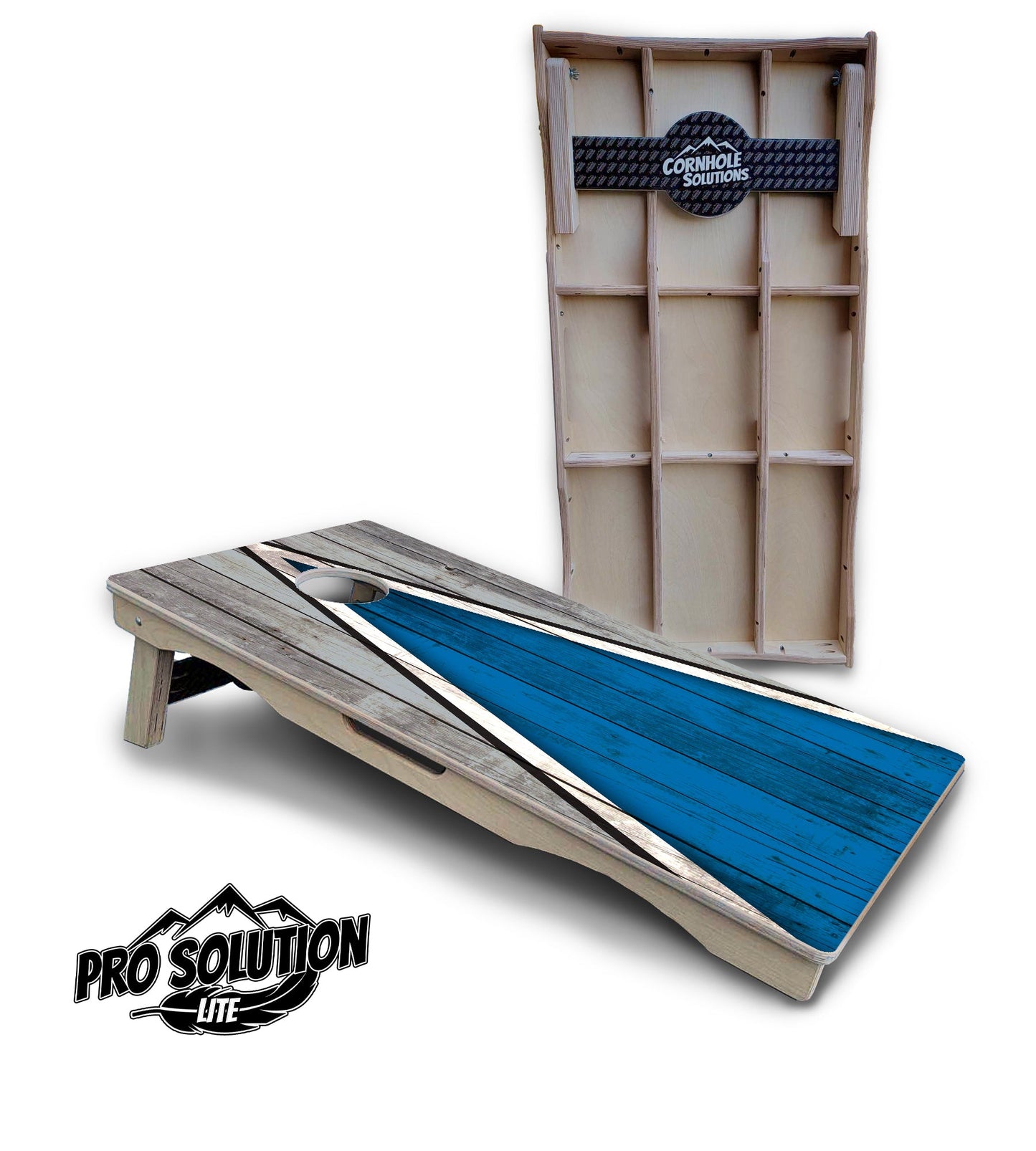 Team Color Triangle Cornhole Boards - Pro Solution Lite Series