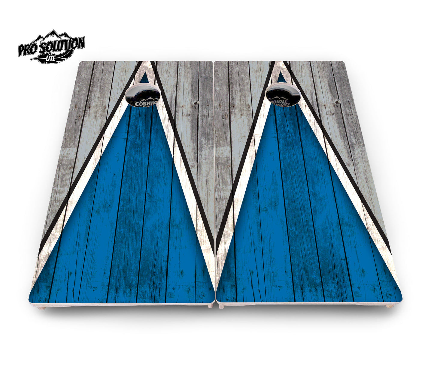 Team Color Triangle Cornhole Boards - Pro Solution Lite Series