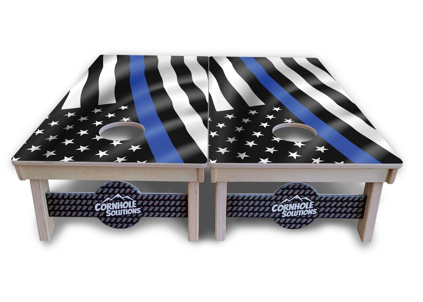 Wavy Flag Cornhole Boards - Professional Tournament Series