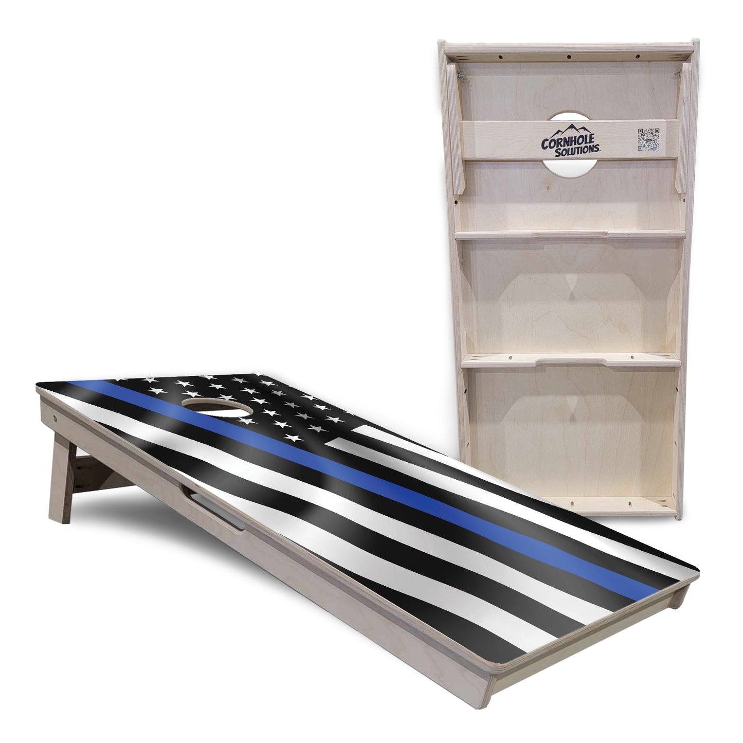 Wavy Flag Cornhole Boards - Professional Tournament Series
