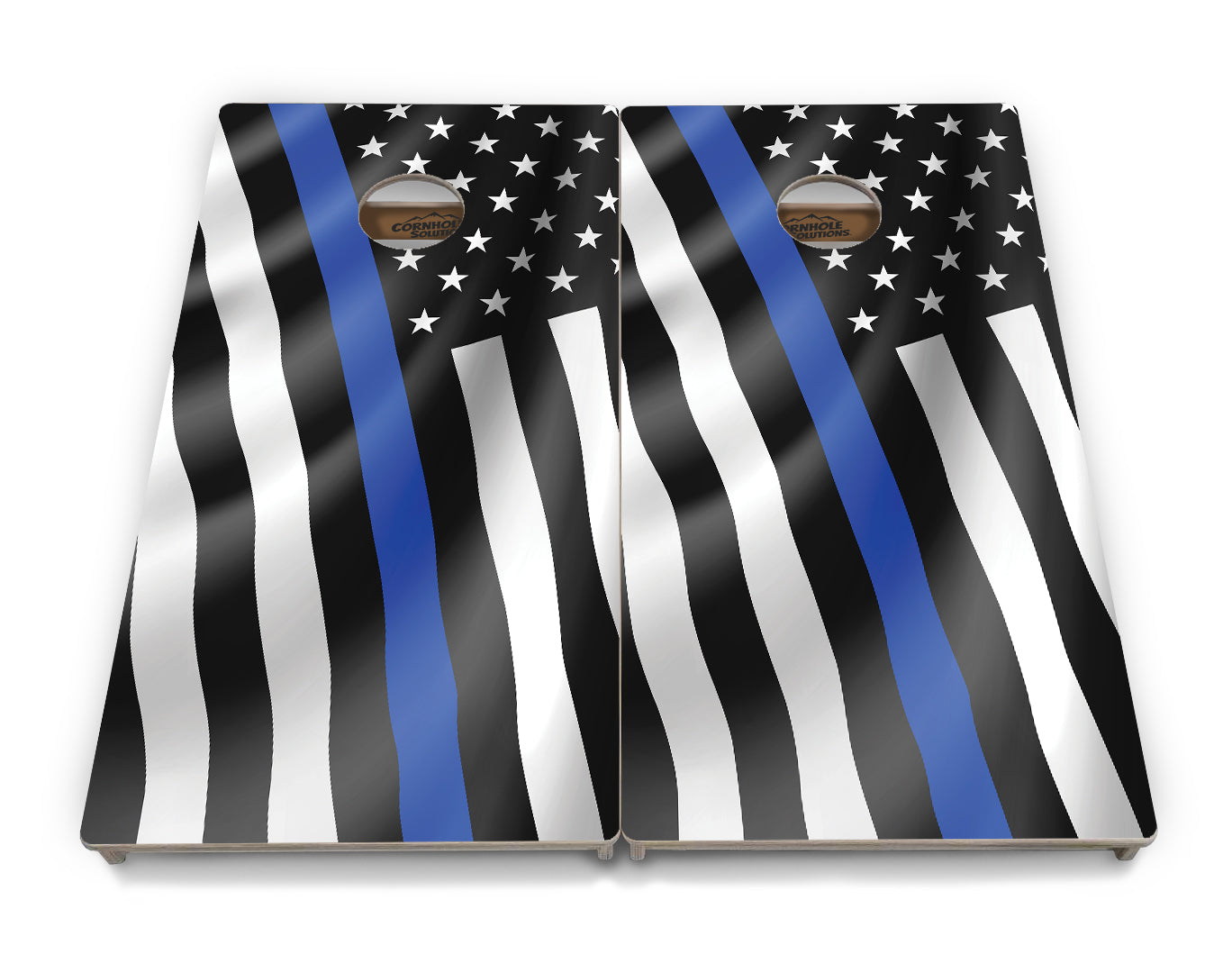 Wavy Flag Cornhole Boards - Professional Tournament Series