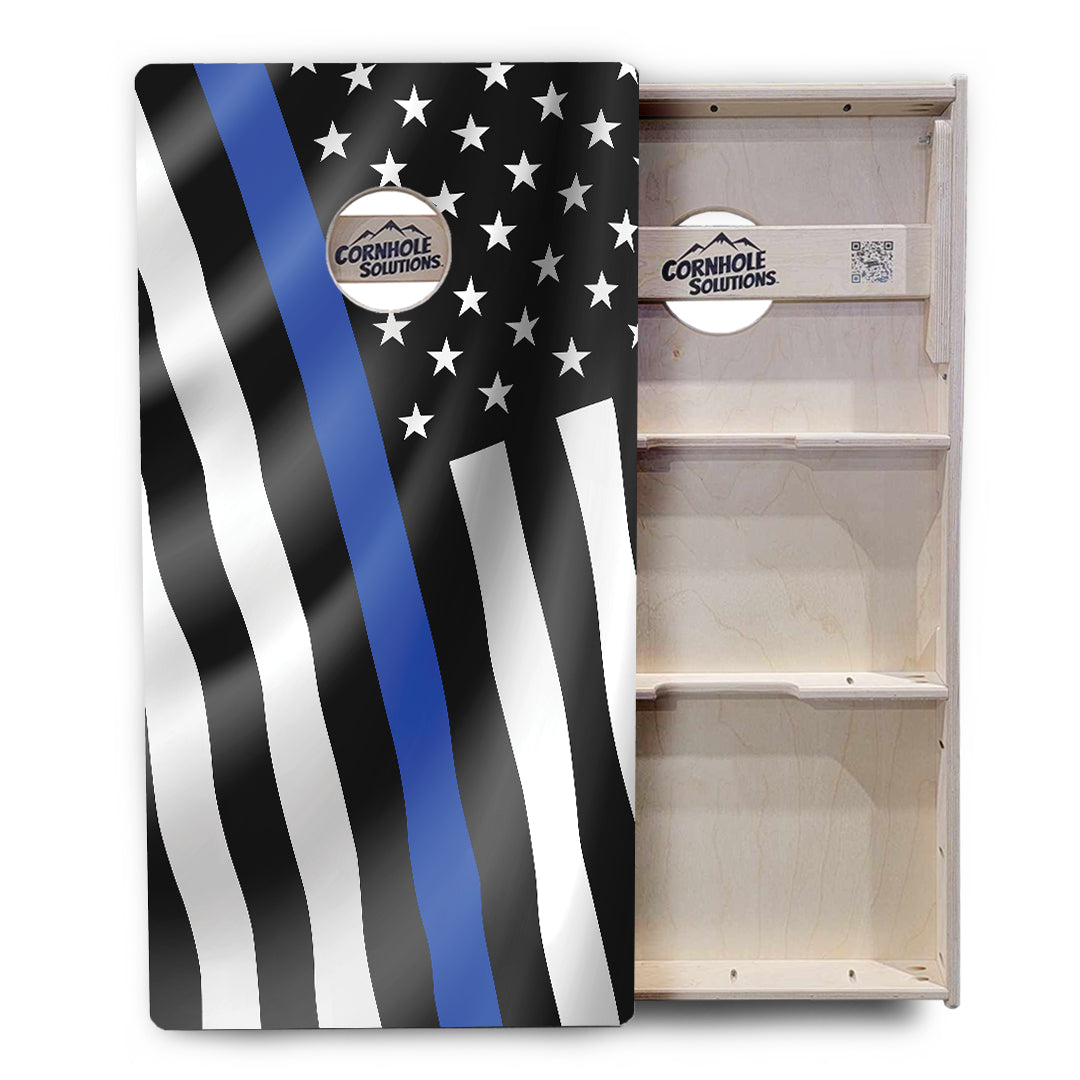Wavy Flag Cornhole Boards - Professional Tournament Series
