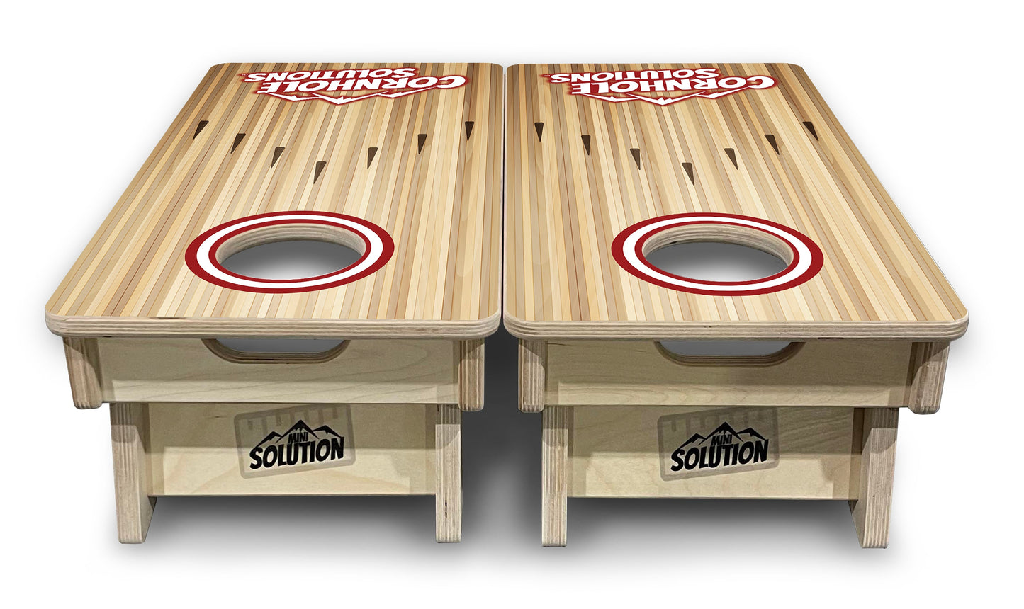 Mini Cornhole Boards - Bowling Designs - Free Shipping!