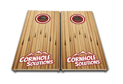 Quick Ship Cornhole Boards - CS Bowling Lane Design