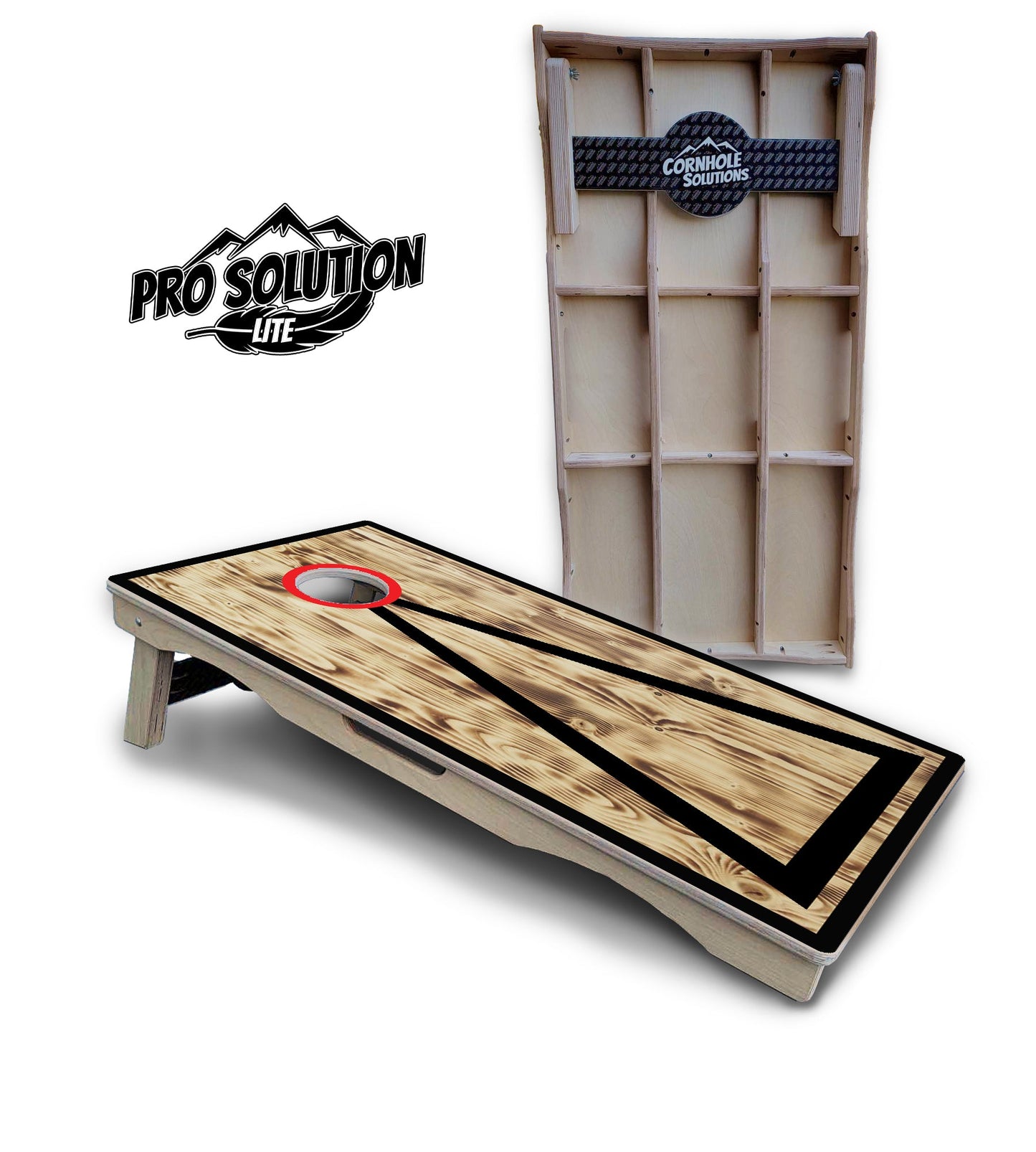 Burnt Triangle Cornhole Boards - Pro Solution Lite Series