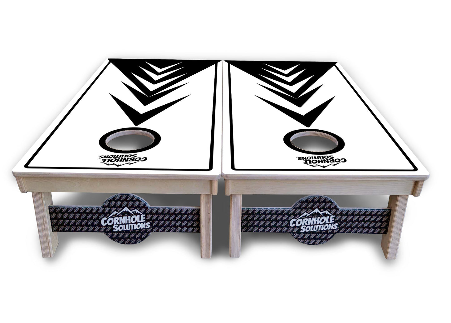 B&W Arrows Cornhole Boards - Professional Tournament Series