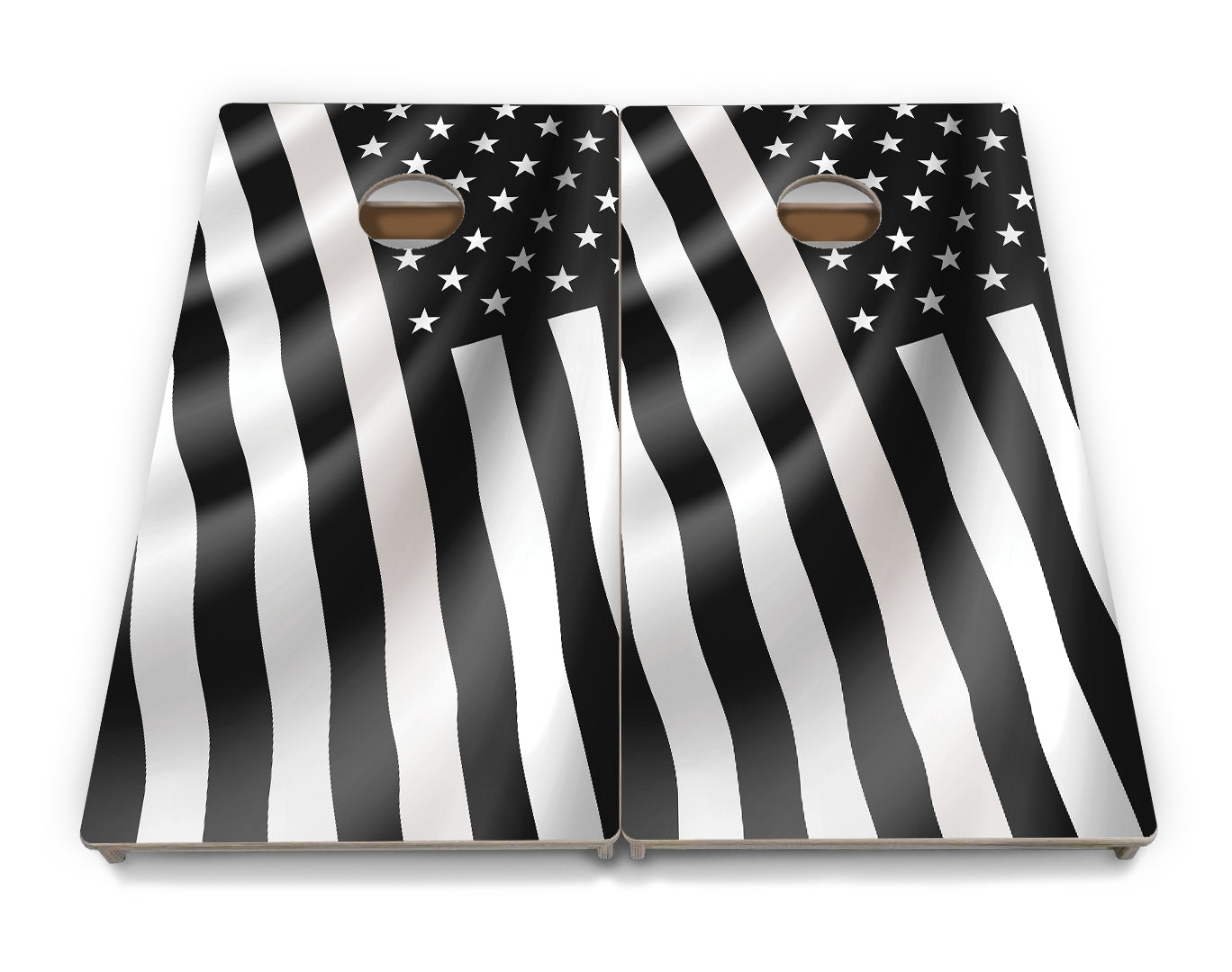 Wavy Flag Cornhole Boards - Professional Tournament Series
