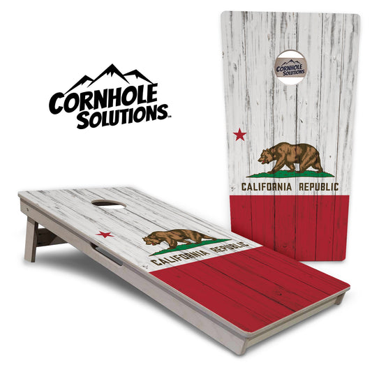California Flag Cornhole Boards - Professional Tournament Series