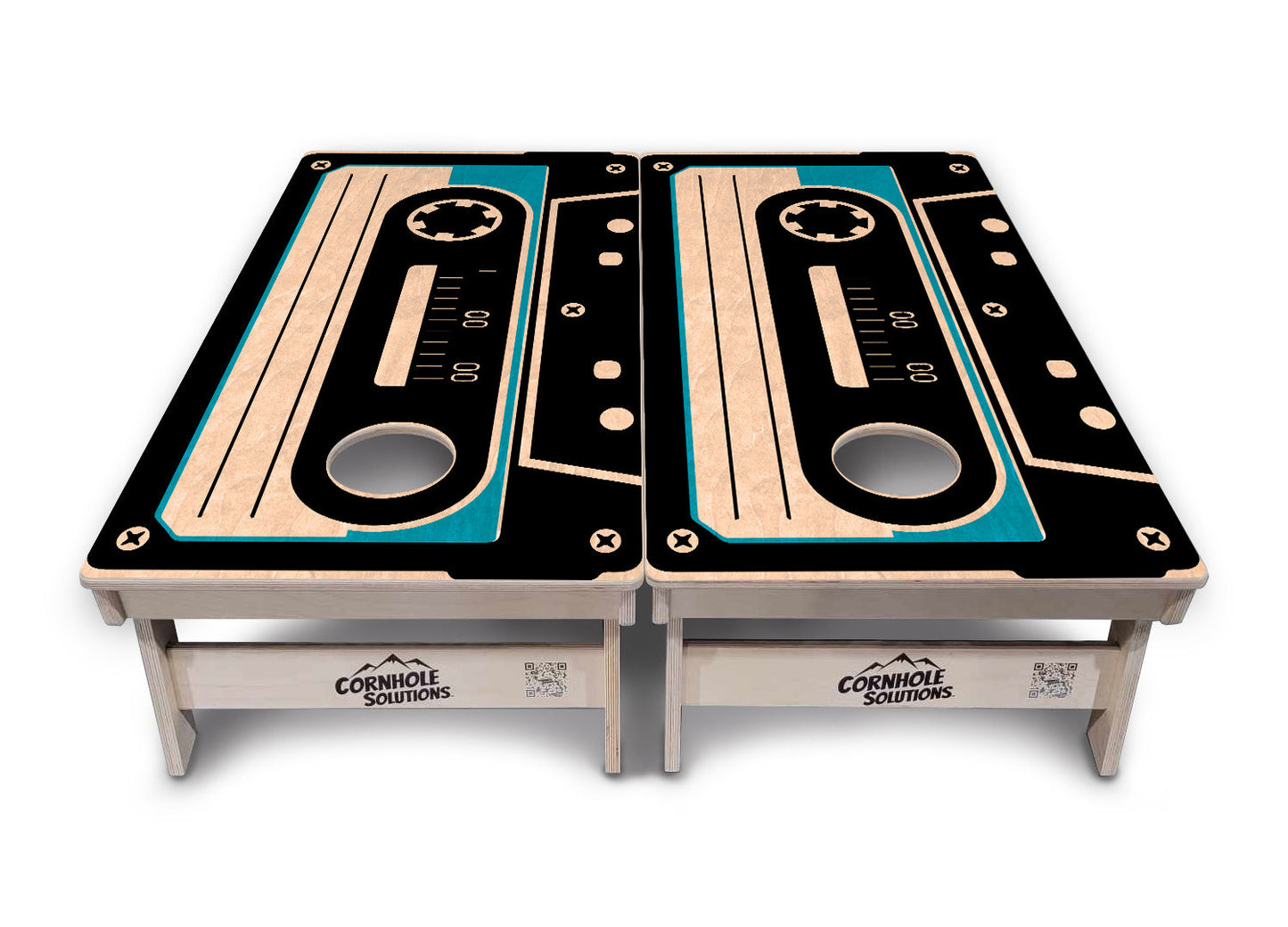 Cassette Tape Cornhole Boards - Professional Tournament Series
