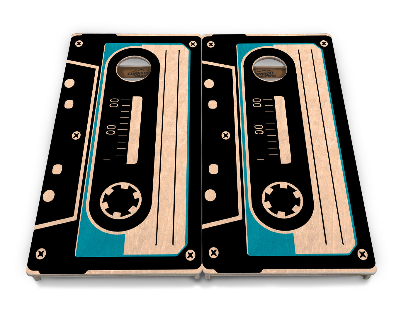 Cassette Tape Cornhole Boards - Professional Tournament Series
