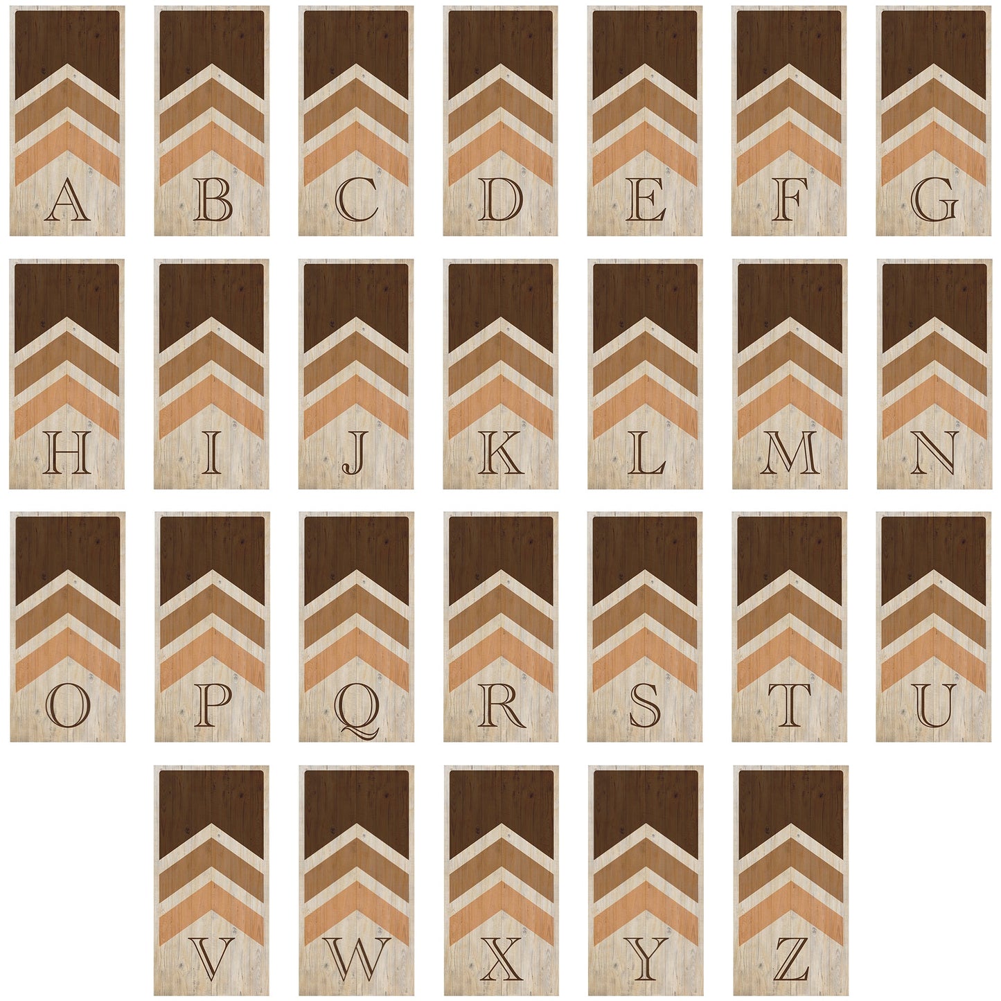 Wedding Arrows Cornhole Boards - Professional Tournament Series - Natural