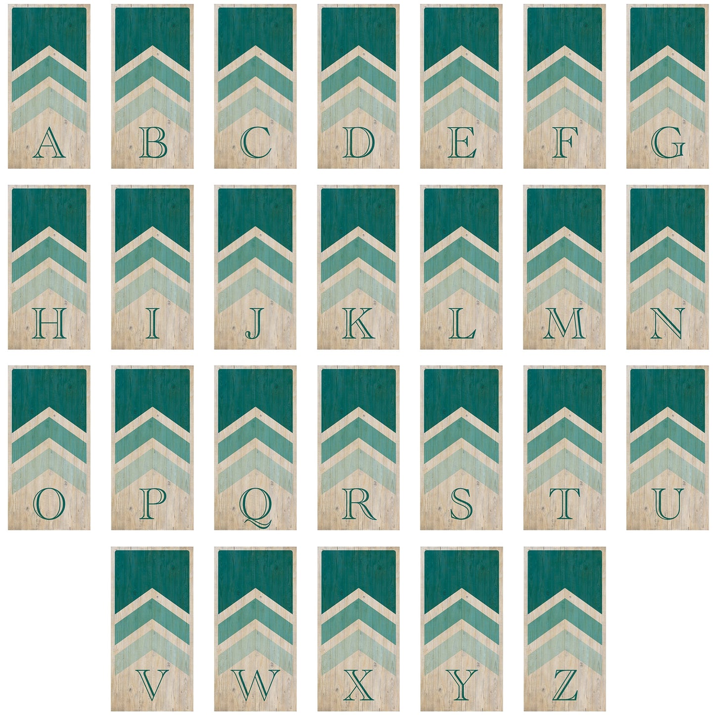 Wedding Arrows Cornhole Boards - Professional Tournament Series - Teal