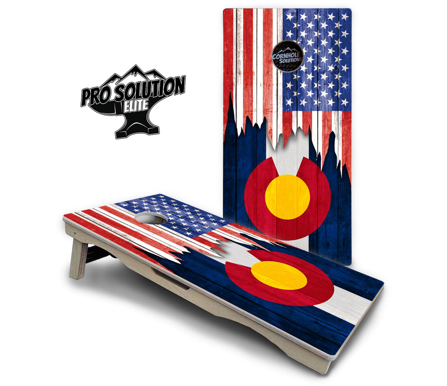 State Flag Designs Alabama to Georgia Cornhole Boards - Pro Solution Elite Series