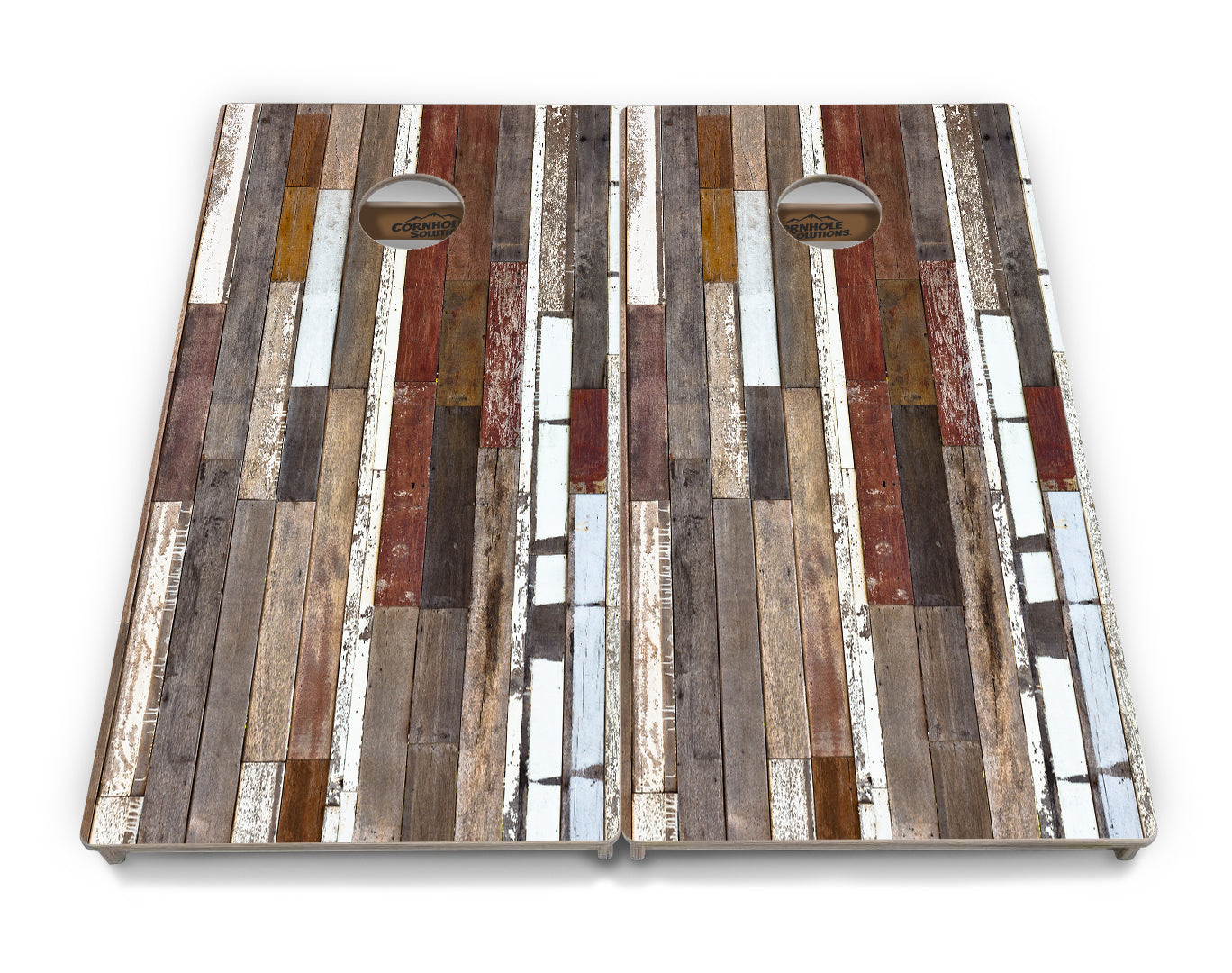 Colorful Planks Cornhole Boards - Professional Tournament Series