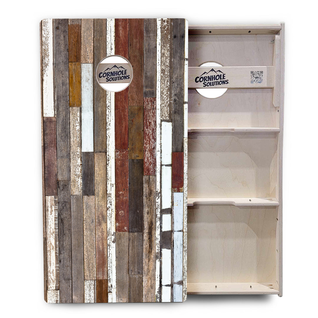 Colorful Planks Cornhole Boards - Professional Tournament Series