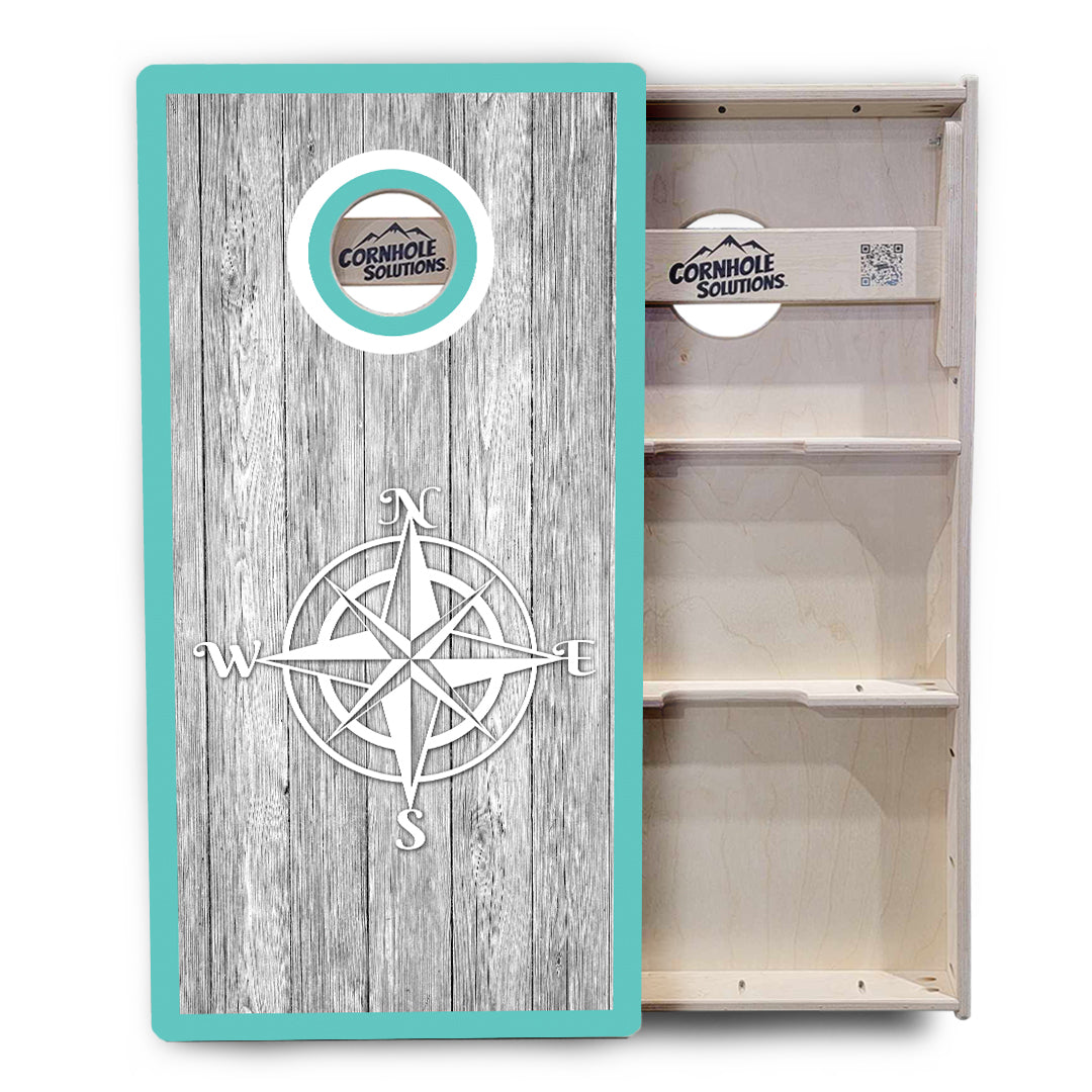 Anchor & Compass Cornhole Boards - Professional Tournament Series