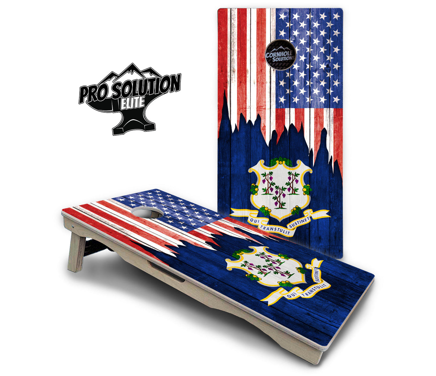 State Flag Designs Alabama to Georgia Cornhole Boards - Pro Solution Elite Series