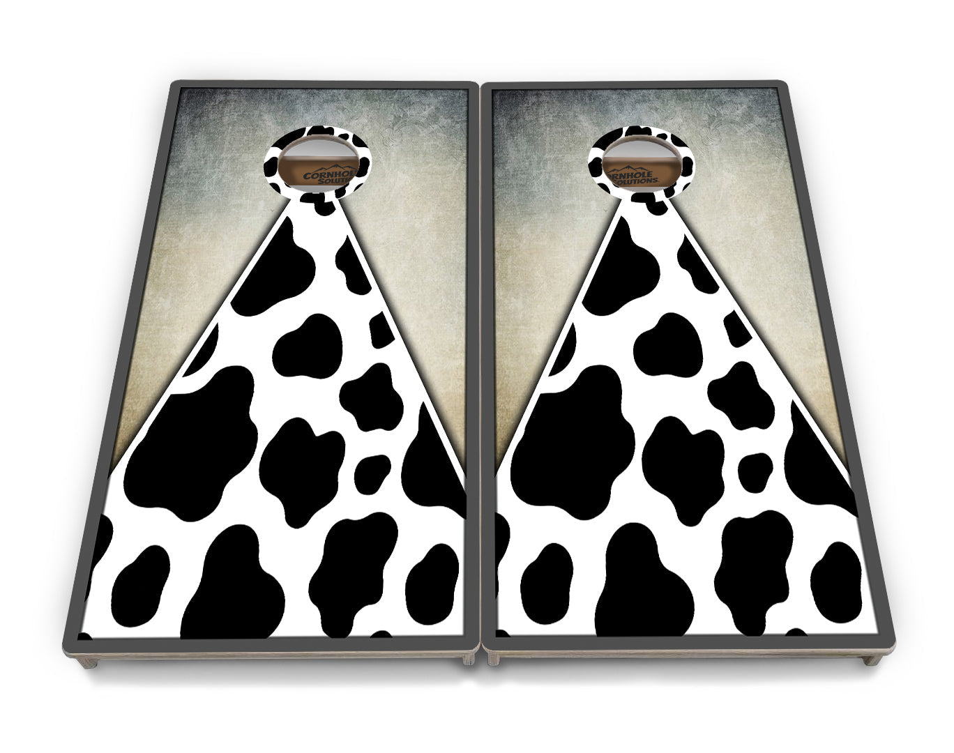 Cow Print Cornhole Boards - Professional Tournament Series