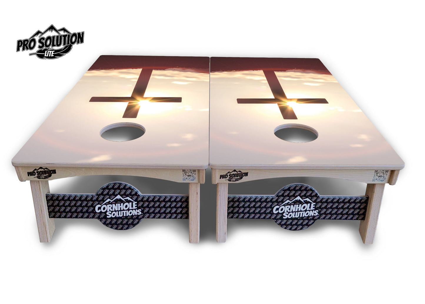 Cross Cornhole Boards - Pro Solution Lite Series