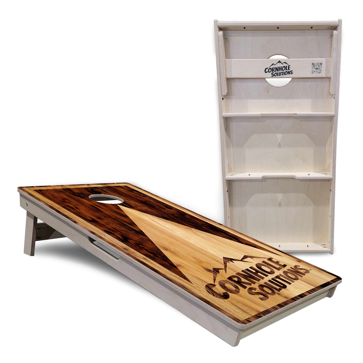 Wooden Triangle Cornhole Boards - Professional Tournament Series