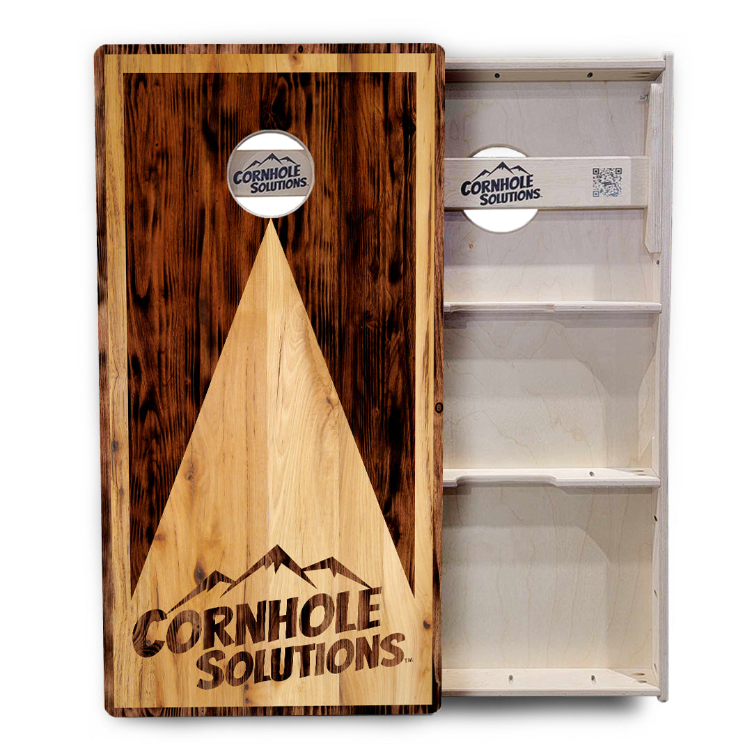 Wooden Triangle Cornhole Boards - Professional Tournament Series