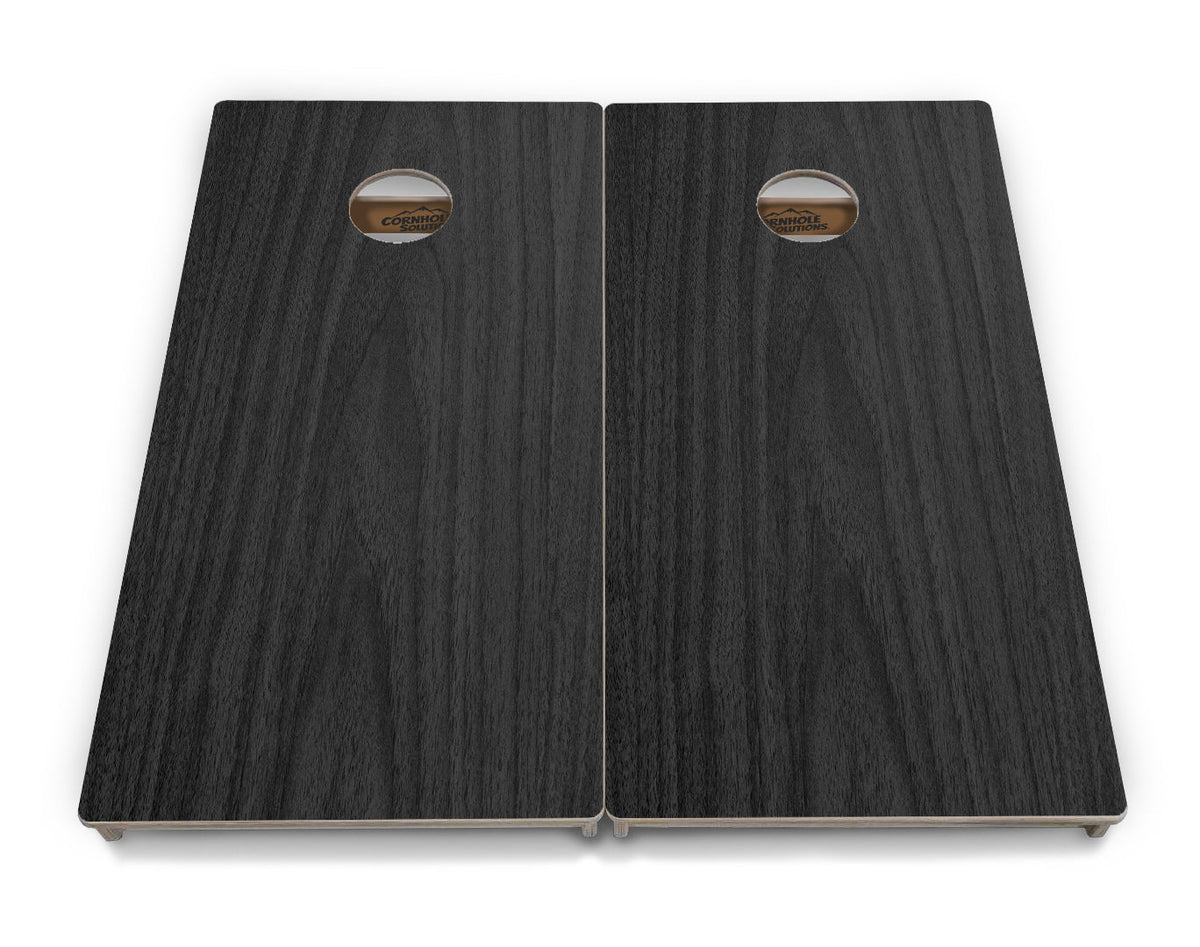 Dark Grey Wood Cornhole Boards – Tournament Series