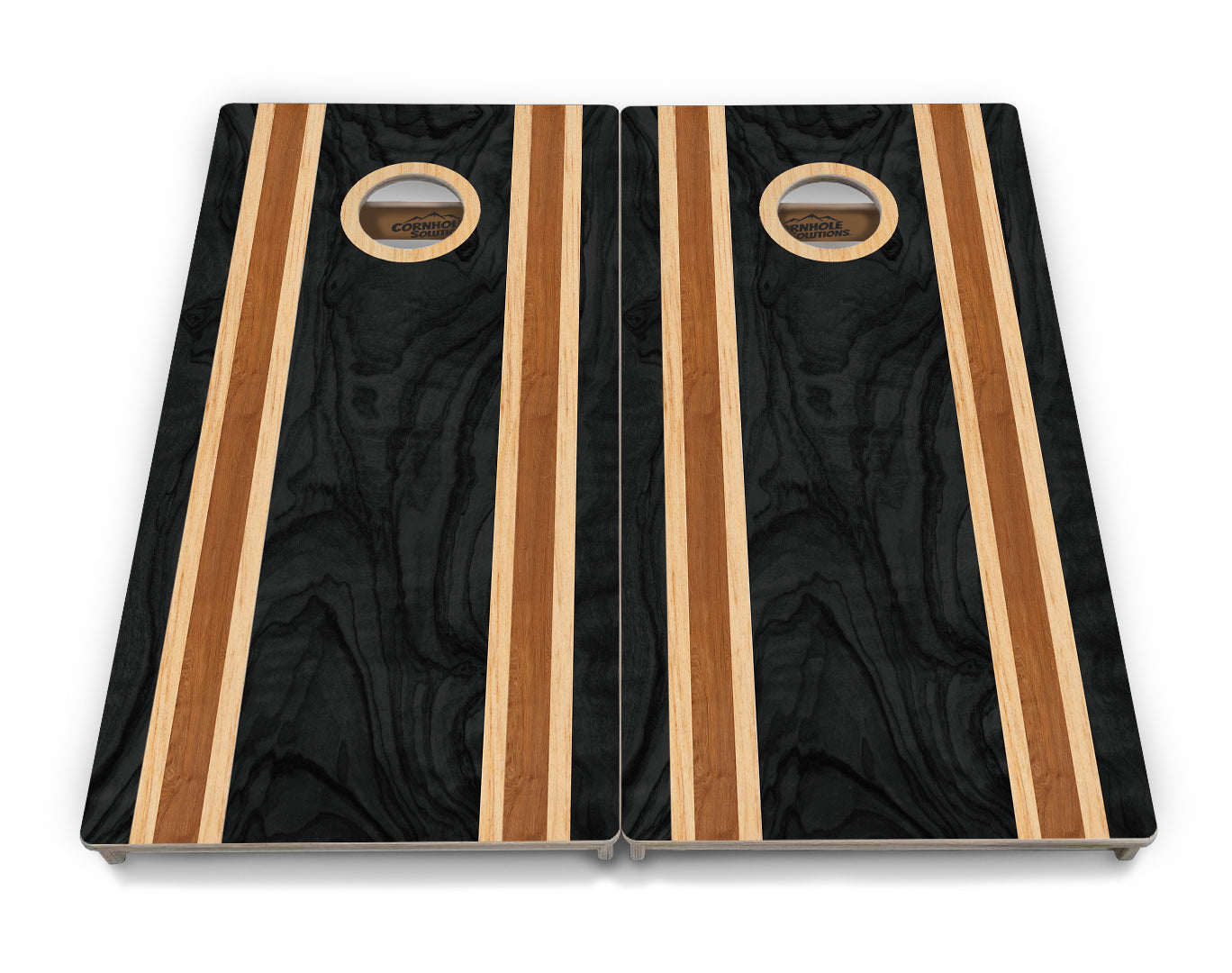 Dark Wood Cornhole Boards - Professional Tournament Series