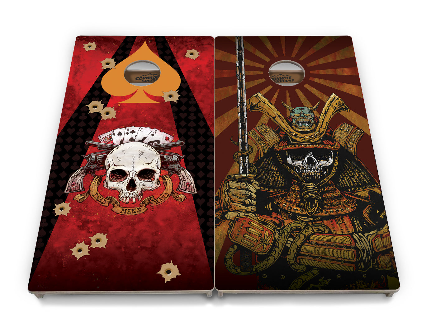 Artist Series Cornhole Boards - Professional Tournament Series - Split Design