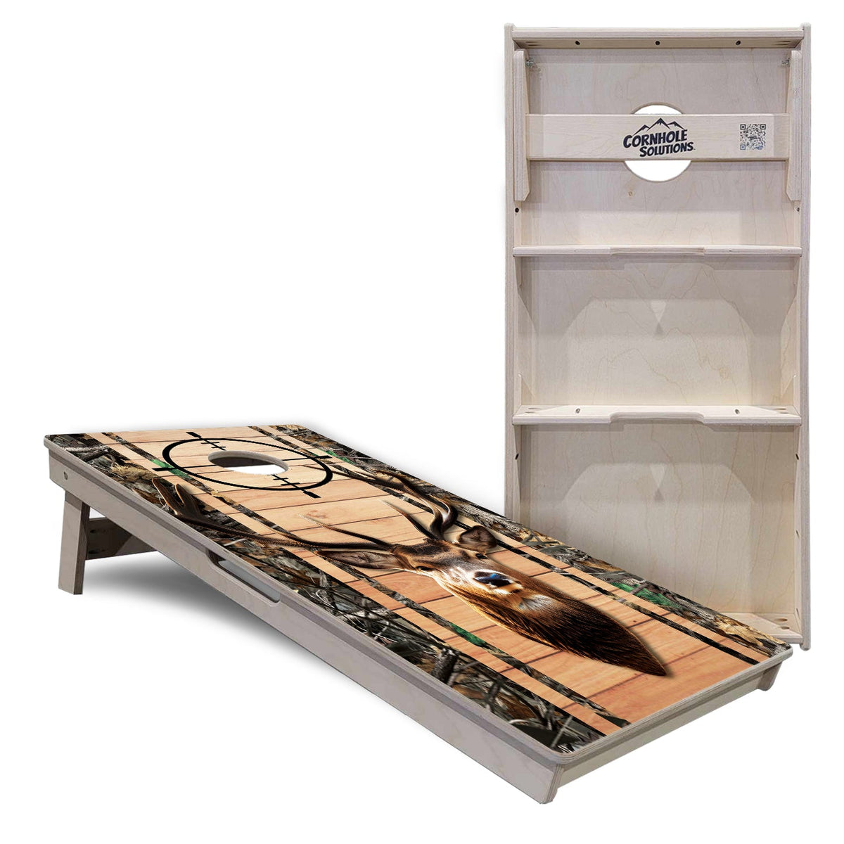 Scope Deer & Fish Cornhole Boards – Tournament Series