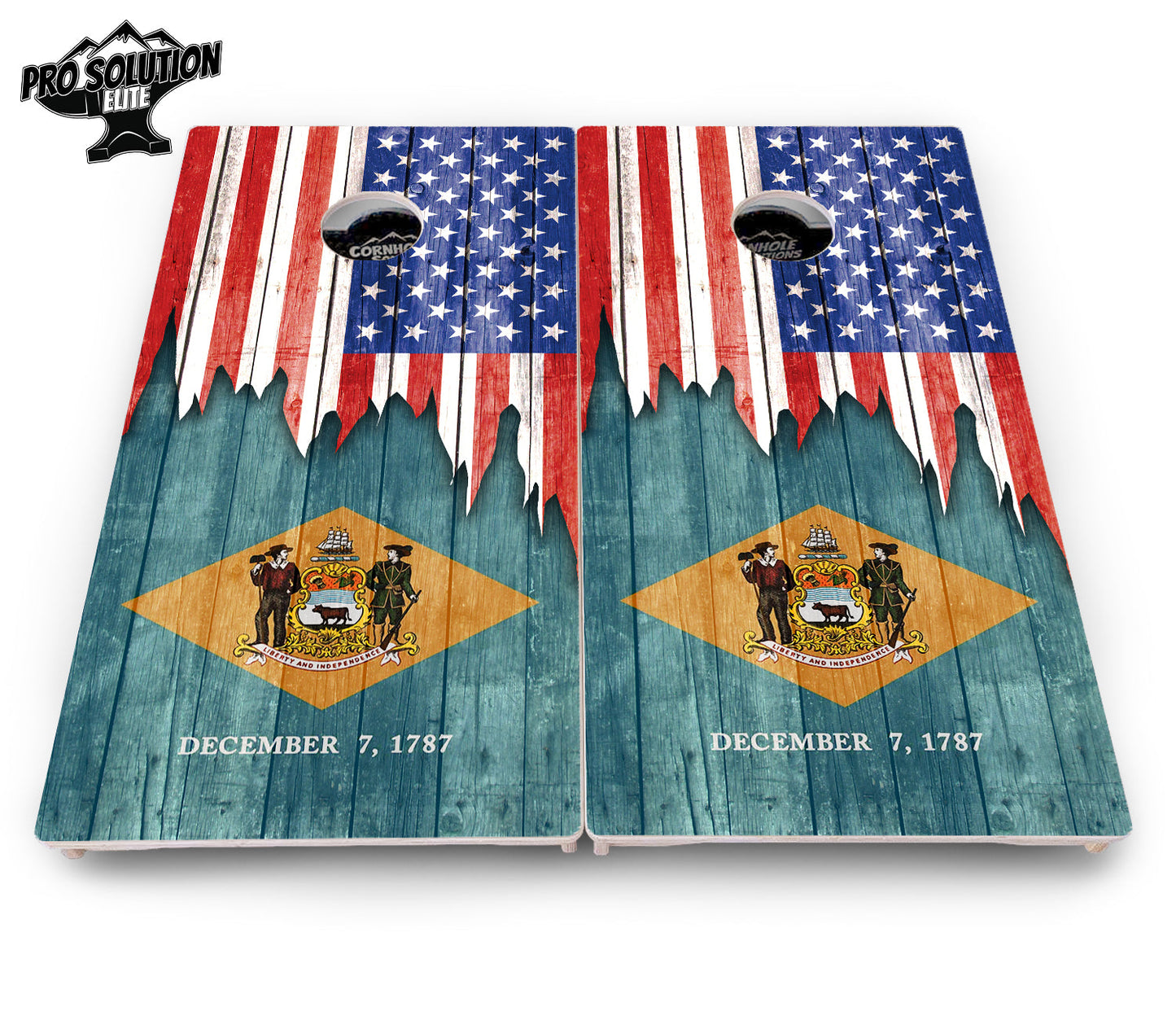 State Flag Designs Alabama to Georgia Cornhole Boards - Pro Solution Elite Series