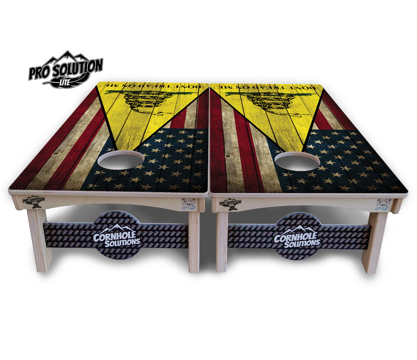 DTOM Rustic Triangle Cornhole Boards - Pro Solution Lite Series