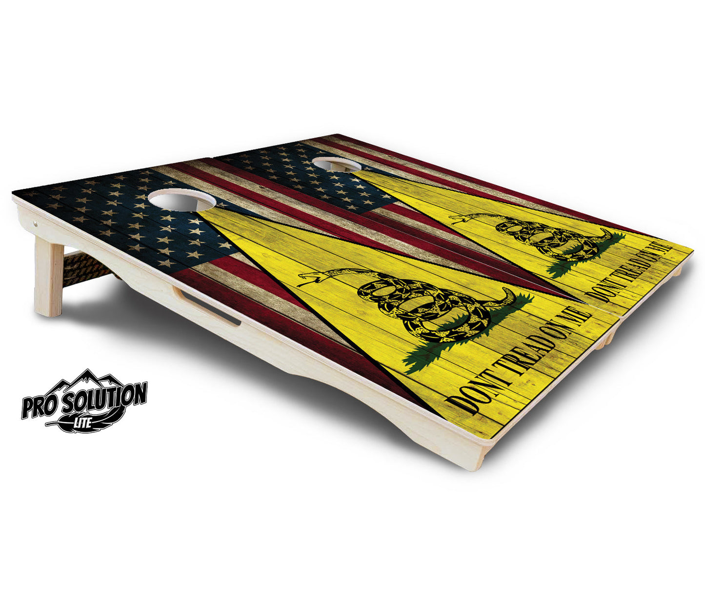 DTOM Rustic Triangle Cornhole Boards - Pro Solution Lite Series