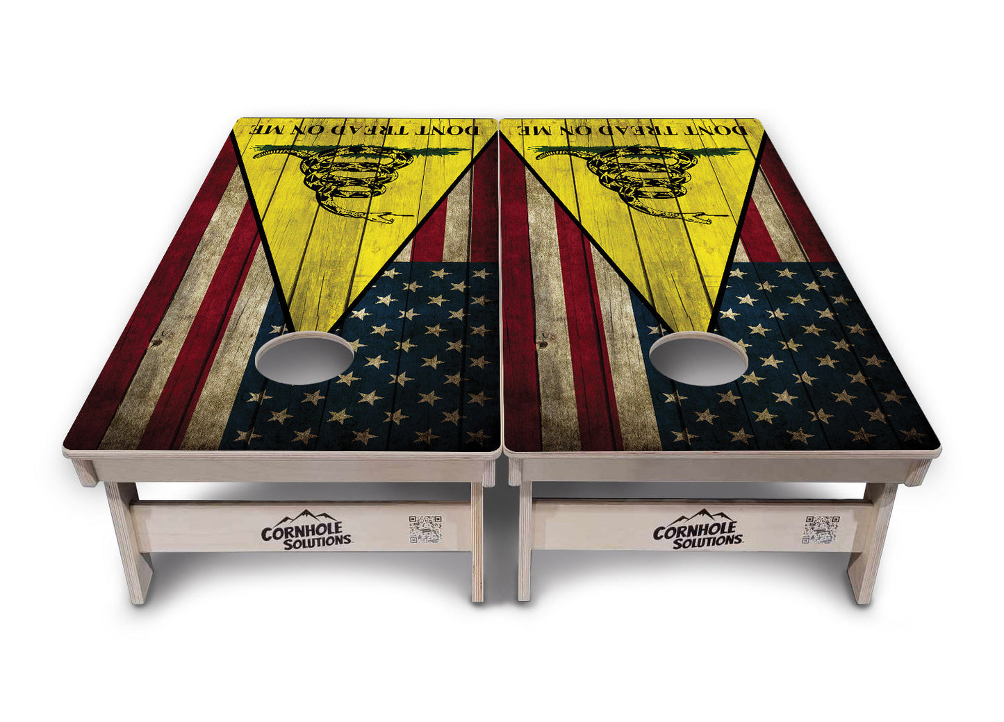 DTOM Rustic Triangle Cornhole Boards - Professional Tournament Series