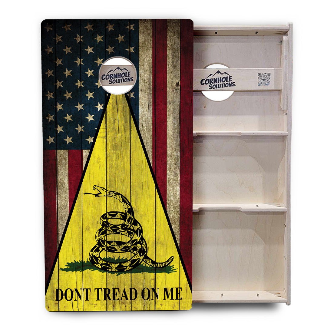 DTOM Rustic Triangle Cornhole Boards - Professional Tournament Series