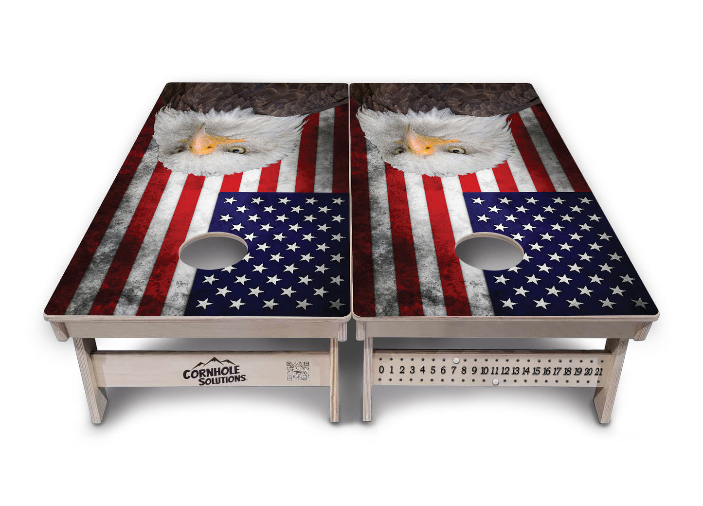 Eagle USA Flag Cornhole Boards - Professional Tournament Series