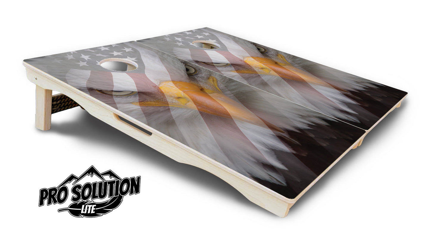 Freedom Eagle Cornhole Boards - Pro Solution Lite Series
