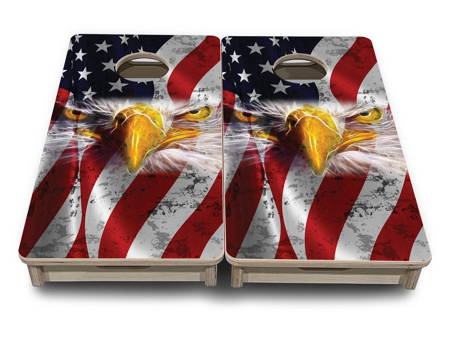 Electric Eagle Design - Mini or Vacation Size Cornhole Boards