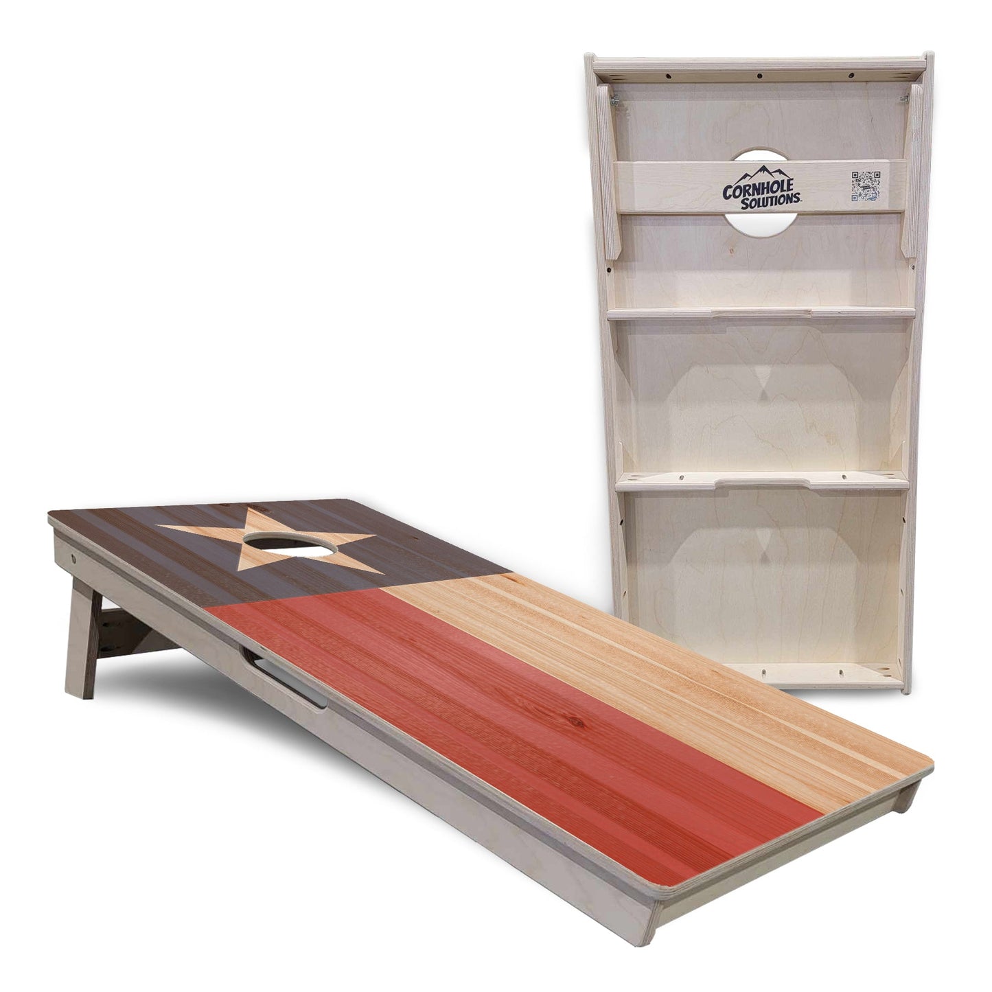 Faded USA/TX Flag Cornhole Boards - Professional Tournament Series