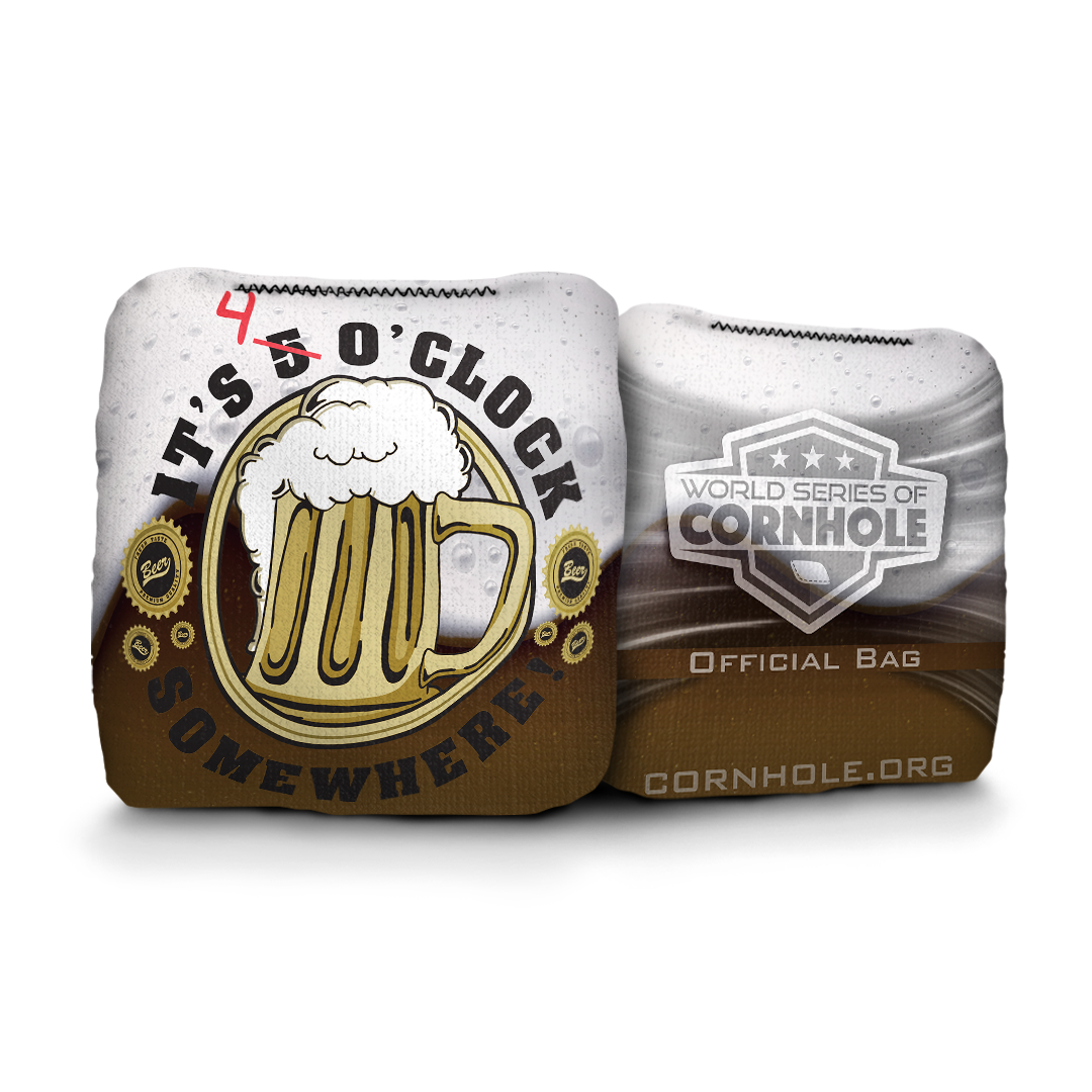 4 o'clock Somewhere - 6 Inch Official Pro Cornhole Bags