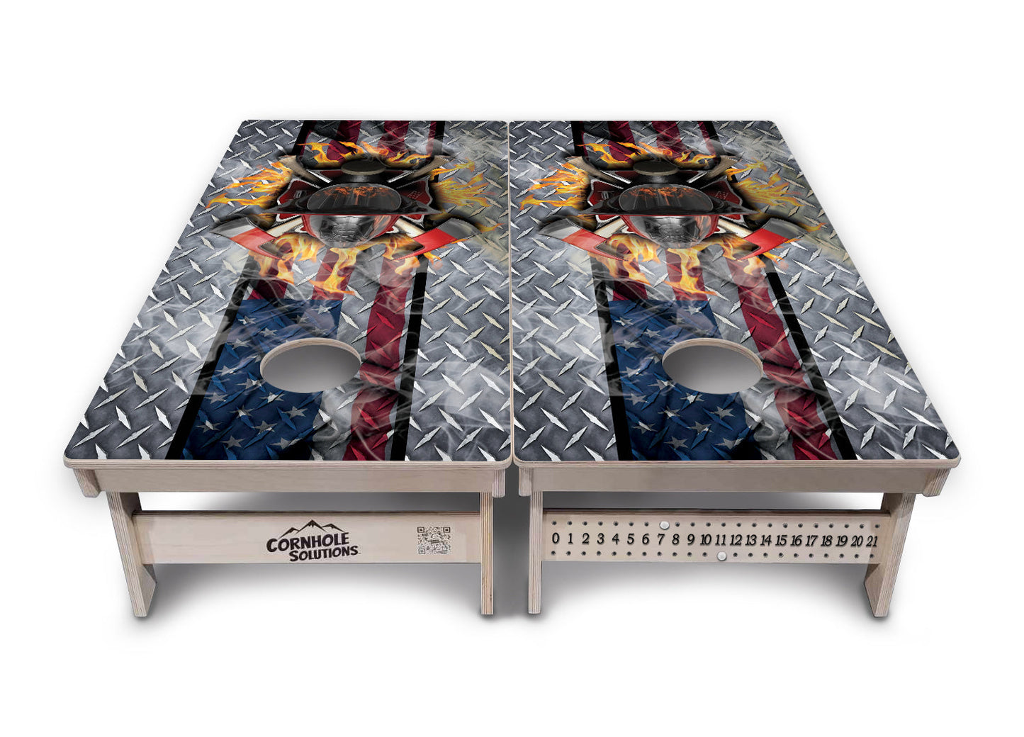 Firefighter Cornhole Boards - Professional Tournament Series