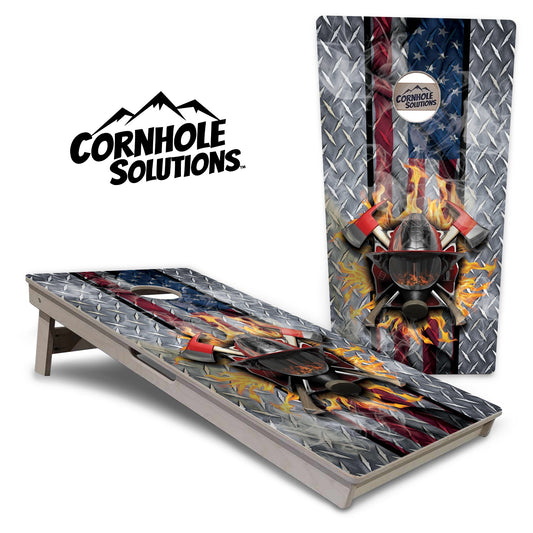 Firefighter Cornhole Boards - Professional Tournament Series