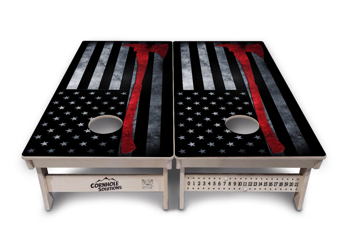 Axe Flag Cornhole Boards - Professional Tournament Series