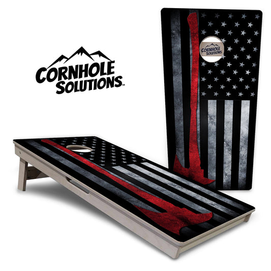 Axe Flag Cornhole Boards - Professional Tournament Series