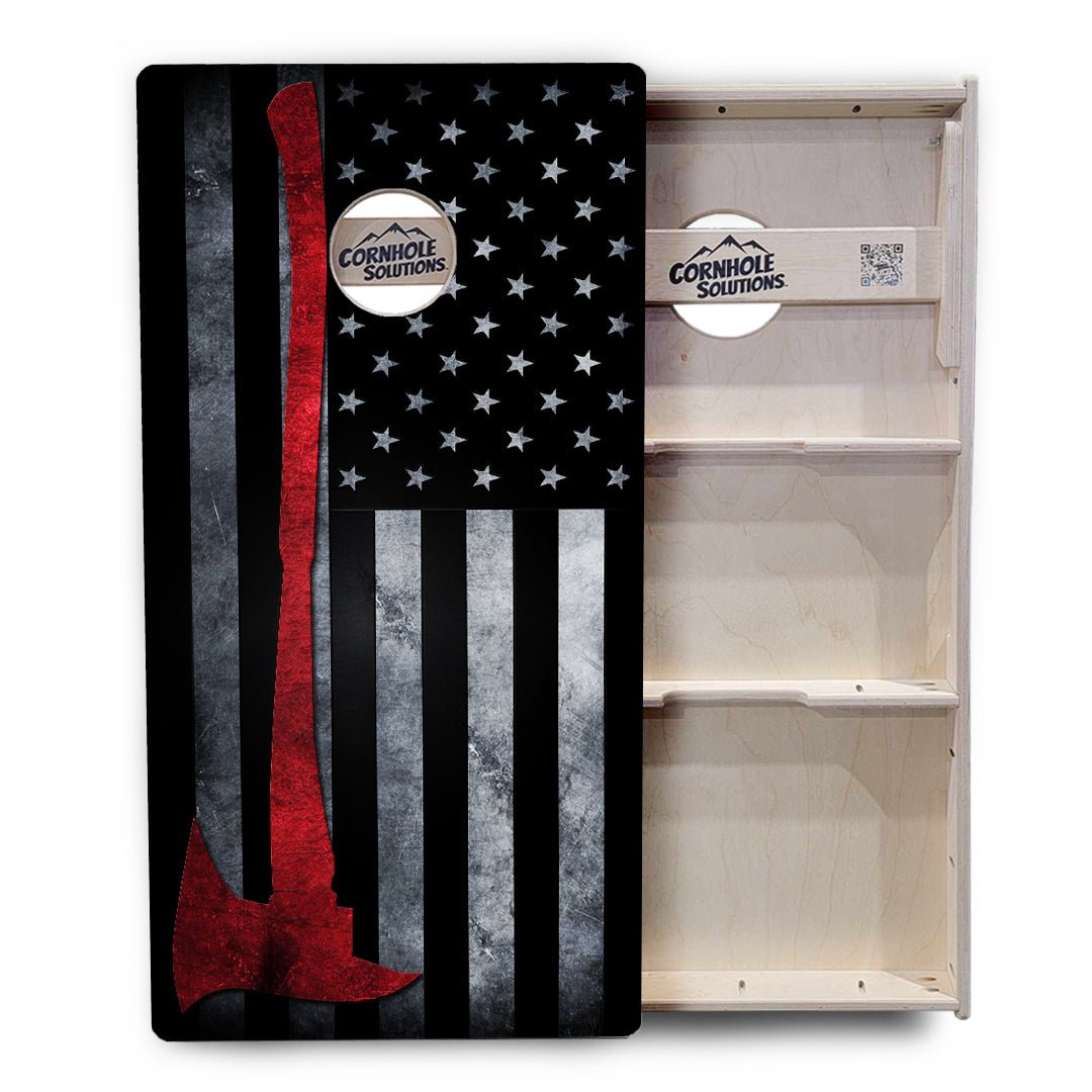 Axe Flag Cornhole Boards – Tournament Series