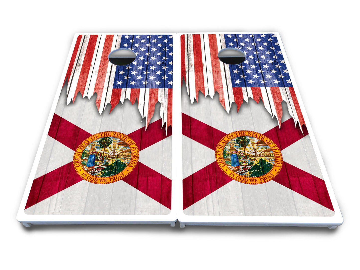 State Flag Designs Alabama to Georgia Cornhole Boards - All Weather Series