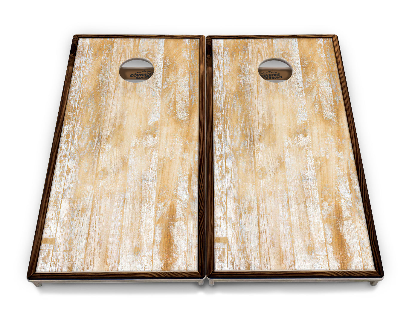 Rustic Frame Wood Cornhole Boards - Professional Tournament Series