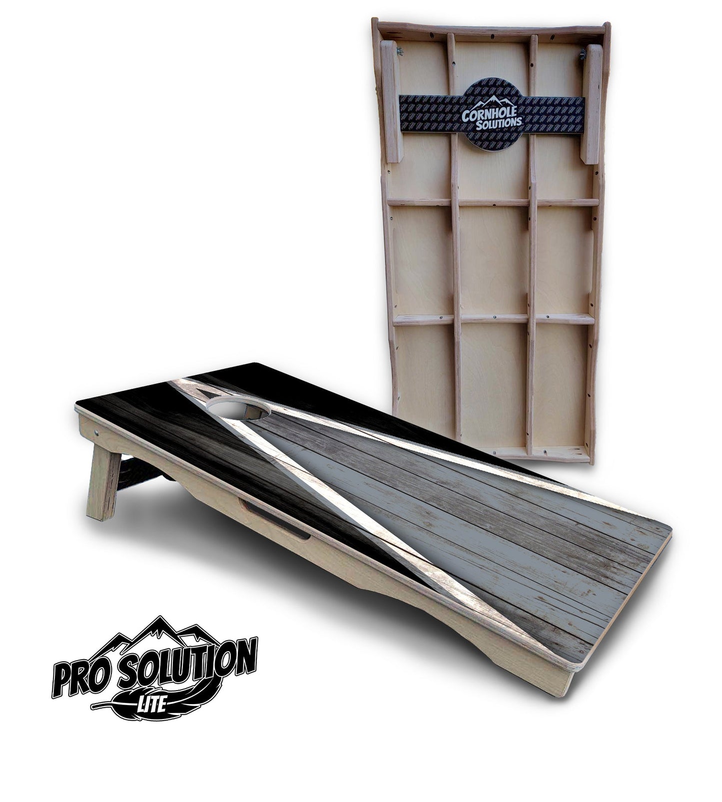 Team Color Triangle Cornhole Boards - Pro Solution Lite Series