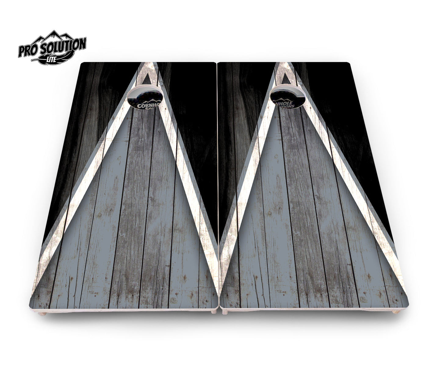 Team Color Triangle Cornhole Boards - Pro Solution Lite Series