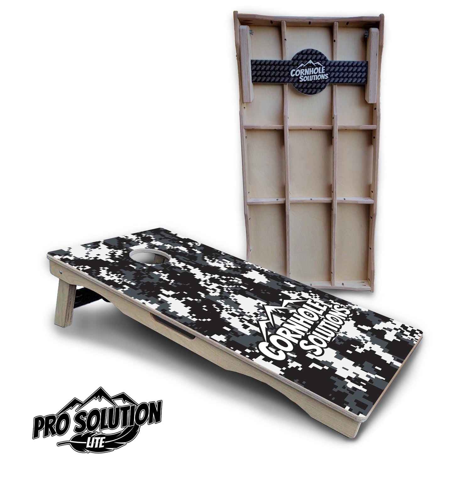 Digital Camo Cornhole Boards - Pro Solution Lite Series