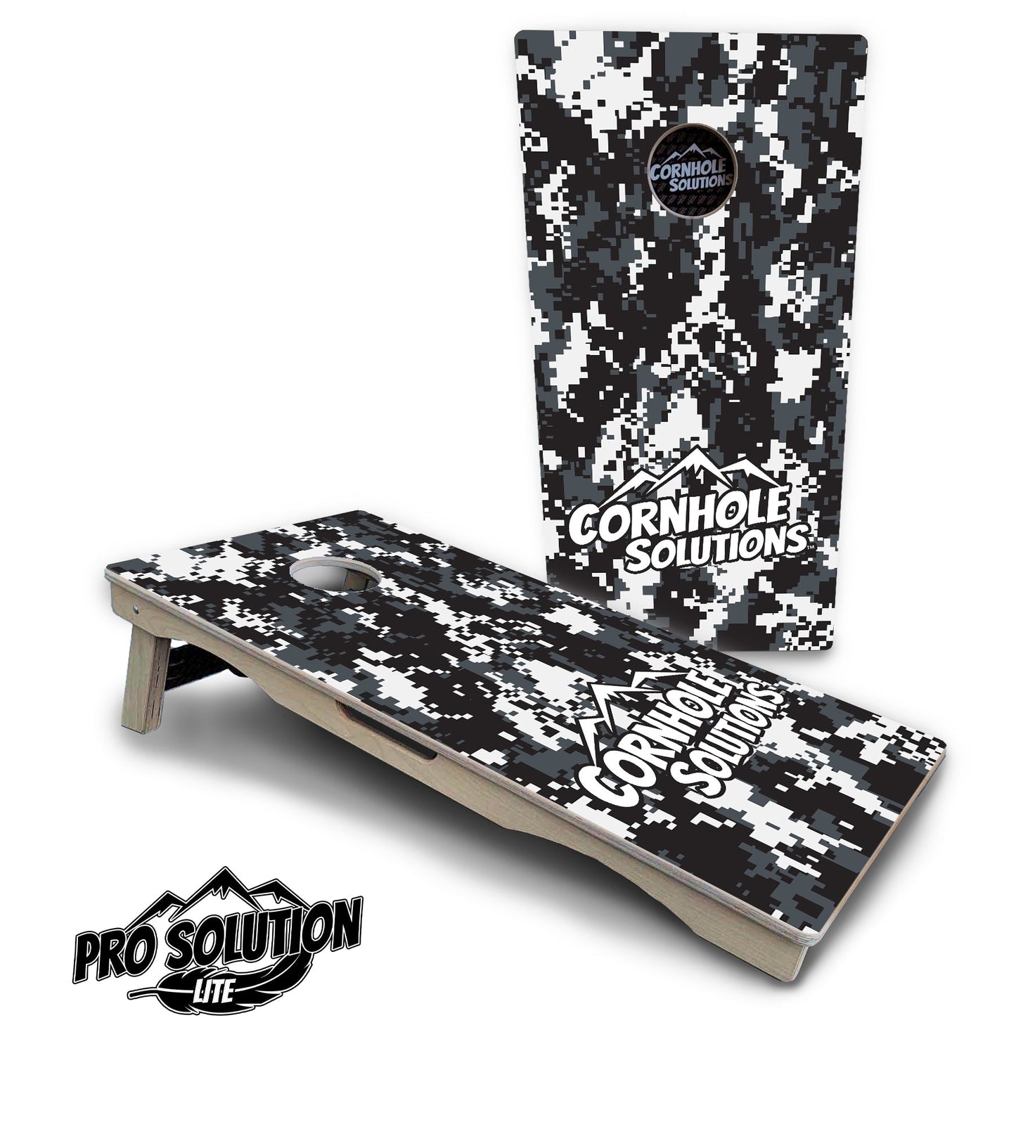 Digital Camo Cornhole Boards - Pro Solution Lite Series